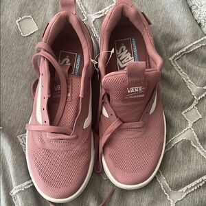 Vans Pink lace up style